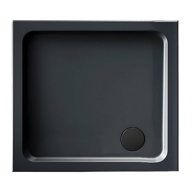 Kudos Kstone Slip Resistant Square Shower Tray 760mm - Slate Grey - KS76SRGR