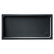 Kudos Kstone Slip Resistant Rectangle Shower Tray 1000 x 800mm - Slate Grey - KS10080SRGR