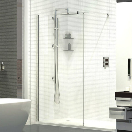 Kudos Ultimate Complete Walk-in Recess Enclosure 1700mm Package - Clear - 7WIR1770