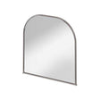 Burlington Traditional 700mm x 700mm chrome curved bathroom mirror with high gloss finish and antique style frame