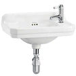 Burlington Edwardian RH Tap Hole Rectangular Cloakroom Basin 515mm Wid