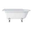 Burlington Hampton 1500mm x 750mm White LH Freestanding Shower Bath Ex