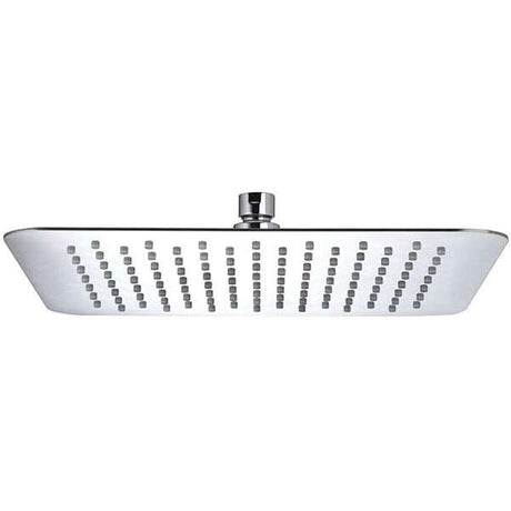 Bristan Slimline Square Stainless Steel Fixed Shower Head 300mm - Chro