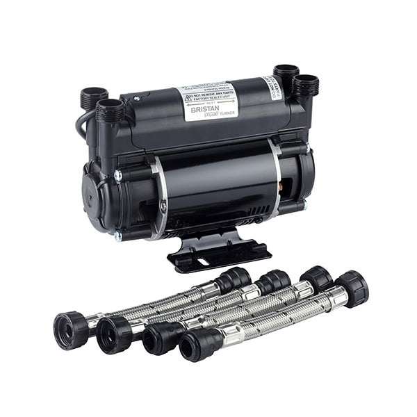 Bristan Impeller Twin Shower Booster Pump 2.0 Bar - Black - ST PUMP20T