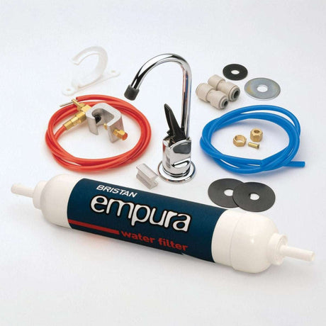Bristan Empura Modern Water Filter 6 Inch- Chrome Plated - E FILT6 C