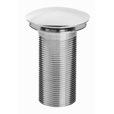 Bristan Unslotted Round Clicker Basin Waste - Chrome - W BASIN05 C