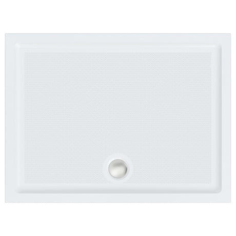 Roman Anti-Slip Rectangular Shower Tray 1300 x 800mm - Matt White - RSTG138