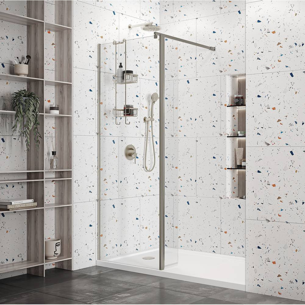 Roman Haven 8mm Glass Wetroom Panel 600mm - Chrome - H8SP6CS
