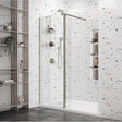 Roman Haven 10mm Glass Wetroom Panel 1000mm - Chrome - H10SP10CS
