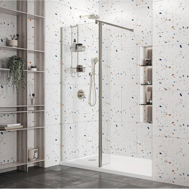 Roman Haven 10mm Glass Wetroom Panel 1100mm - Chrome - H10SP11CS