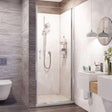 Roman Innov8 Alcove Pivot Shower Door 900mm - Bright Silver - N2F913S