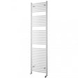 Towelrads Pisa Curved Heated Towel Rail 1800mm High x 500mm Wide - White - 160031