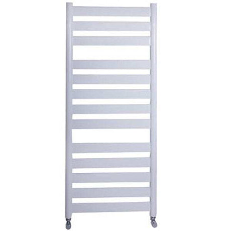 Vogue Vela Heated Towel Rail electric white 950mm high 500mm wide for modern bathrooms