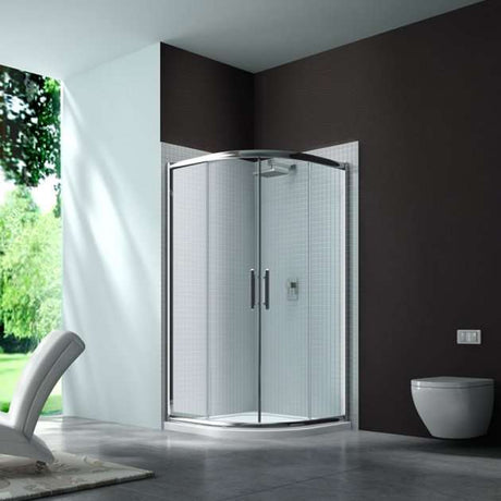 Merlyn 6 Series Quadrant Shower Enclosure 800mm Wide - Clear Glass - M63211