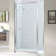 Merlyn 8 Series 1000mm Wide Hinged Shower Door and 210mm Inline Panel - 8mm Glass - M81231P2H