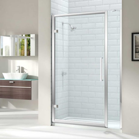 Merlyn 8 Series 800mm Wide Inline Hinged Shower Door - Clear Glass - M81211PH