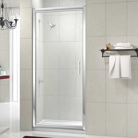 Merlyn 8 Series 1000mm Wide Infold Shower Door 8mm Glass - M84431