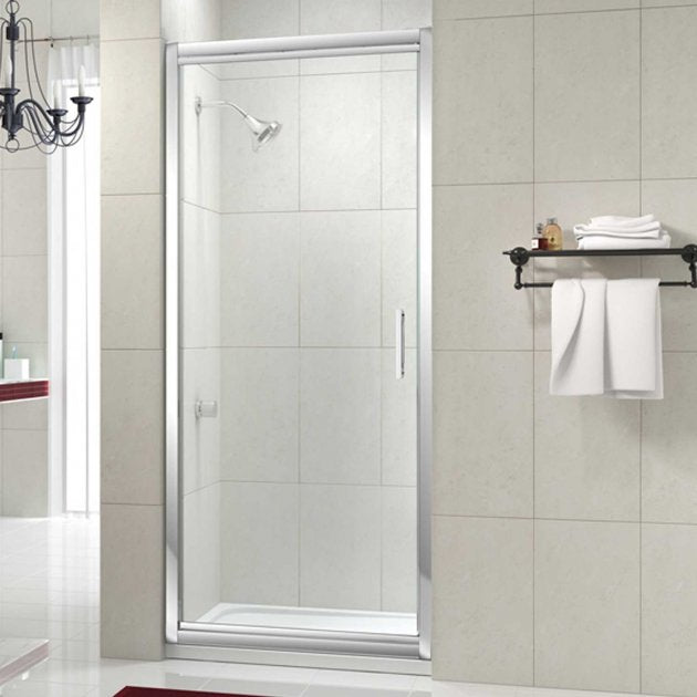 Merlyn 8 Series 900mm Wide Infold Shower Door Clear Glass - M84421