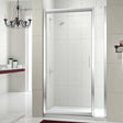 Merlyn 8 Series 700mm Wide Infold Shower Door and 150mm Inline Panel - 8mm Glass - M84401P1H