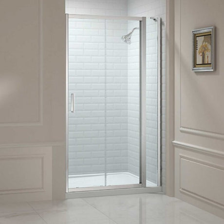 Merlyn 8 Series 1200mm Wide Sliding Shower Door and 150mm Inline Panel - 8mm Glass - M88241P1H