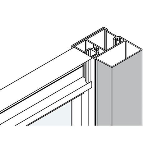 Merlyn MBOX Shower Enclosure Cover Strip - Standard 1900mm - MBWPKIT