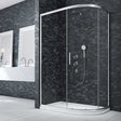 Merlyn Ionic Essence 1200mm x 800mm Framed Offset Quadrant Shower Enclosure - 8mm Glass - DWH03CH