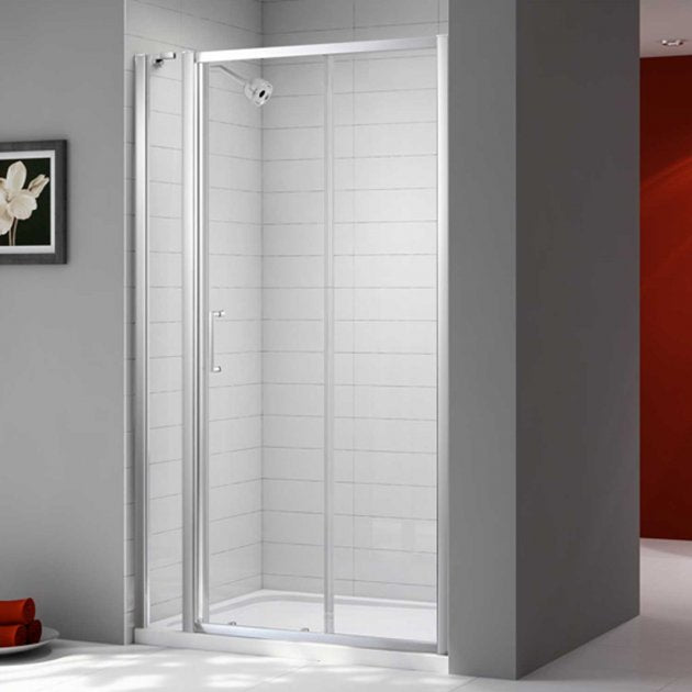 Merlyn Ionic Express 1640mm-1700mm Wide Sliding Shower Door and Inline Panel 6mm Glass - A030026H