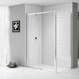 Merlyn Ionic Express 1200mm Wide Low Level Sliding Shower Door Left Handed - 6mm Glass - Chrome - A0303G0