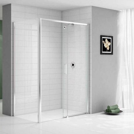 Merlyn Ionic Express 1200mm Wide Low Level Sliding Shower Door Right Handed - 6mm Glass - A0303H0