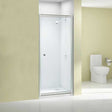 Merlyn Ionic Source Pivot Shower Door 800mm Wide - 6mm Glass - A1206D0