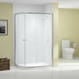 Merlyn Ionic Source 1000mm x 800mm Offset Quadrant Shower Enclosure - 6mm Glass - Chrome - A1202D0