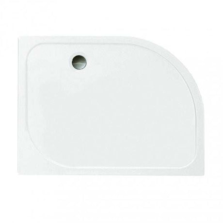 Merlyn Ionic Touchstone Left Handed Offset Quadrant Shower Tray 1200mm x 800mm - White - S128QLTO