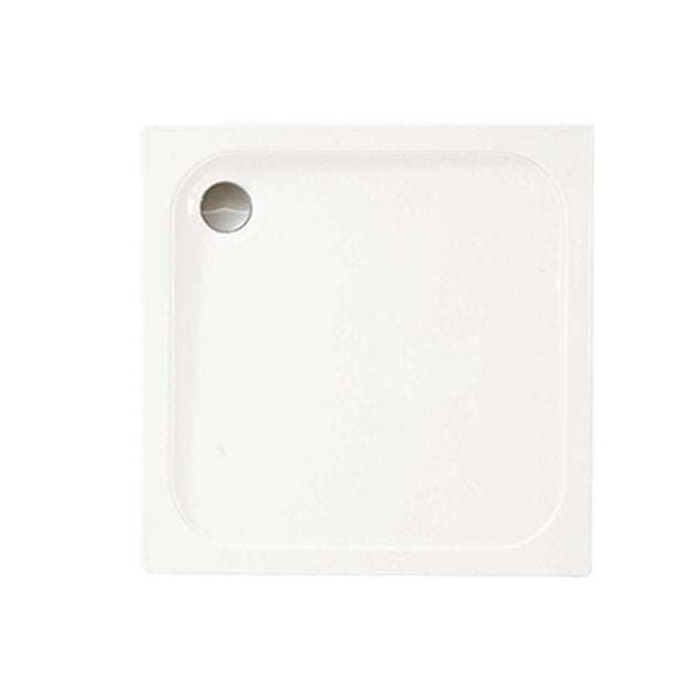 Merlyn Ionic Touchstone Square Shower Tray 900mm x 900mm - White - S90SQTO