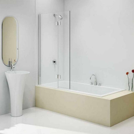 Merlyn 2 Panel Hinged Bath Screen 850 x 1500mm Right Hand - MB7AR