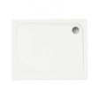 Merlyn MStone Stone Resin Rectangular Shower Tray with Waste 1600mm x 900mm - White - D169RT