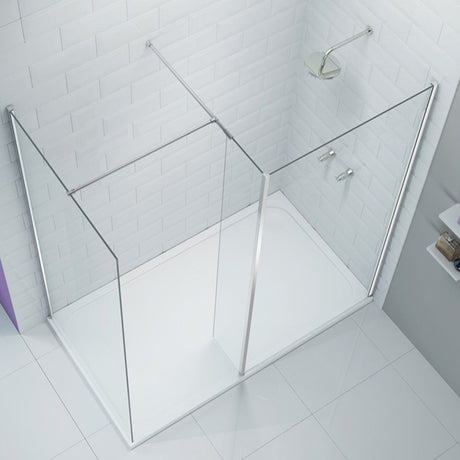 Merlyn T Bracket (Bracket to connect 2 stabilising bars) - Chrome - SP0S8RTPSET