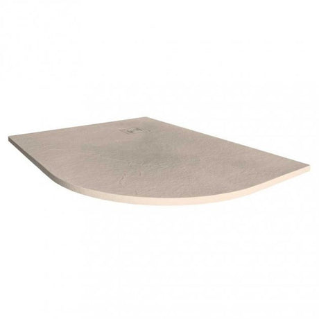 Merlyn TrueStone 1200mm x 900mm RH Offset Quadrant Shower Tray with Waste - Sandstone - T129HSR