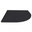 Merlyn TrueStone 900mm x 900mm Quadrant Shower Tray with Waste - Pure Black - T90QB