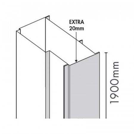 Merlyn Ionic Express Extension Profile  A0314B0