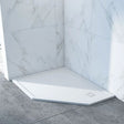Merlyn Arysto Ten Pentangle 900 x 900mm Shower Tray - Matt White - T90PW