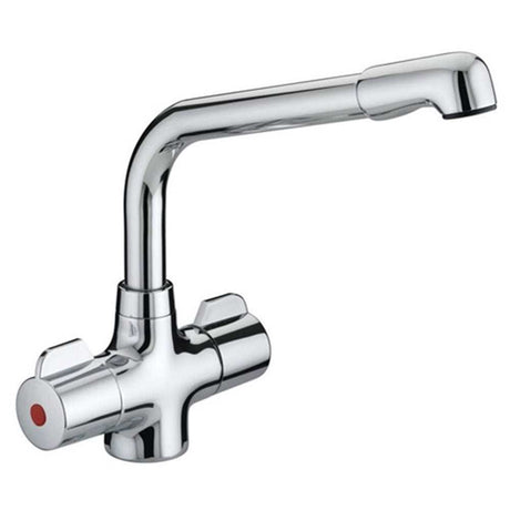 Bristan Manhattan Modern EasyFit Mono Kitchen Sink Mixer Tap - Chrome 