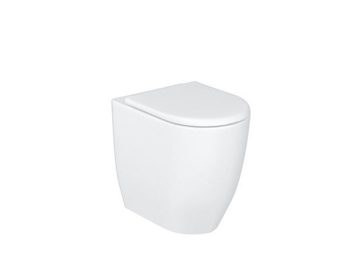 Britton Milan Rimless Back To Wall and Seat - White Gloss - 15.B.35308