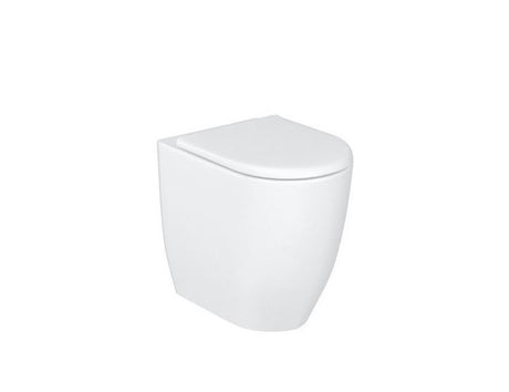 Britton Milan Rimless Back To Wall and Seat - White Gloss - 15.B.35308