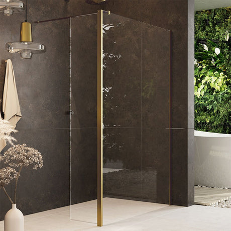 Scudo Angled Stabilising Bar - Brushed Brass - MINANGLEDBRACEBB