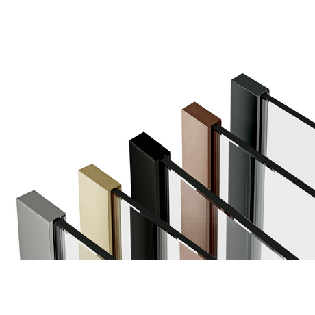 Scudo Wall Profile and Bracing Bar Pack 10mm - Brushed Brass - MINBBPACK