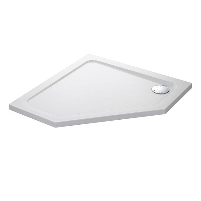 Mira Flight Low Pentagon 0 Upstands Shower Tray 900×900 - White - 1.1697.016.WH