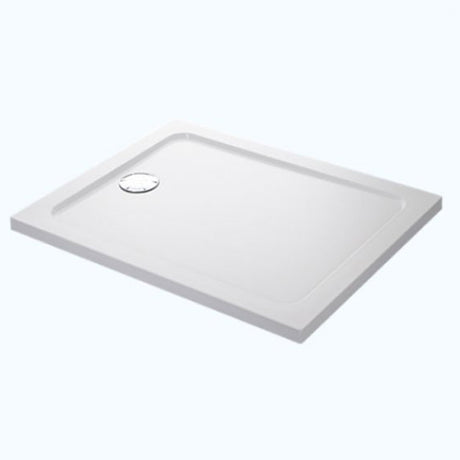 Mira Flight Safe Rectangular Anti-Slip Shower Tray with Waste 1000mm x 760mm - White - 1.1697.008.AS