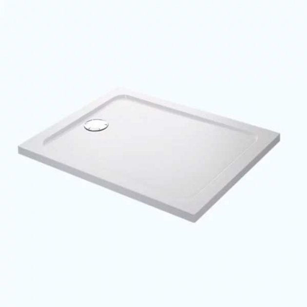 Mira Flight Low Rectangular Shower Tray with Waste Flat Top 1200mm X 900mm - White - 1.1697.018.WH