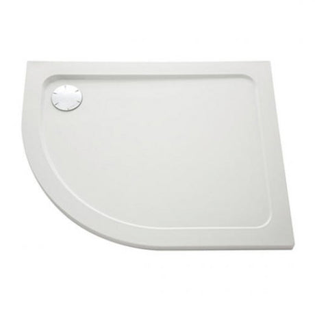 Mira Flight Low Flat Top Offset Quadrant Shower Tray with Waste Right Handed 1000mm X 800mm - White - 1.1697.023.WH