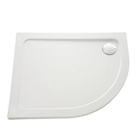 Mira Flight Low Flat Top Offset Quadrant Shower Tray with Waste Left Handed 1200mm X 900mm - White - 1.1697.024.WH